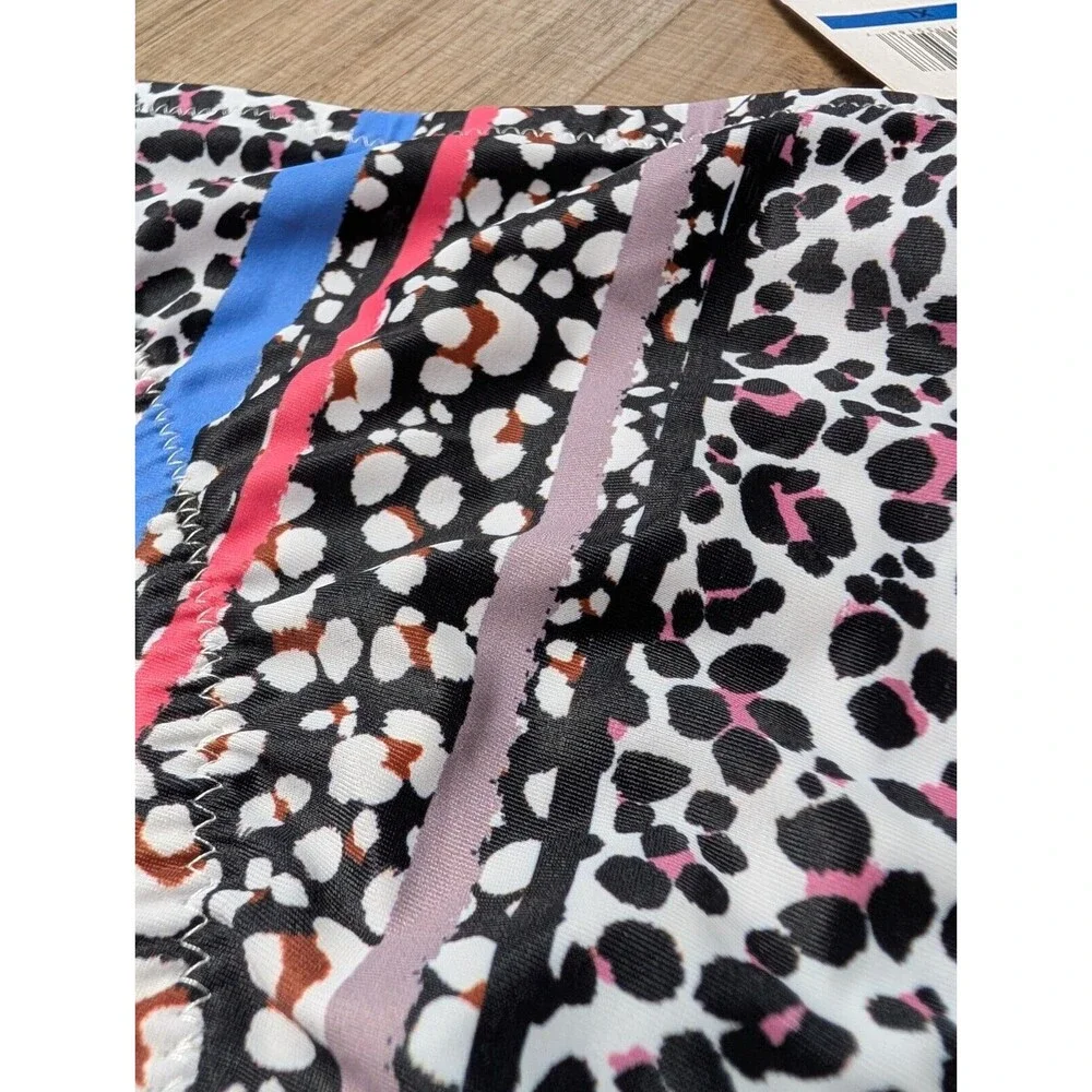 NWT Jessica Simpson Multicolor Animal Print  Size XL Hipster Swim Bottom $46